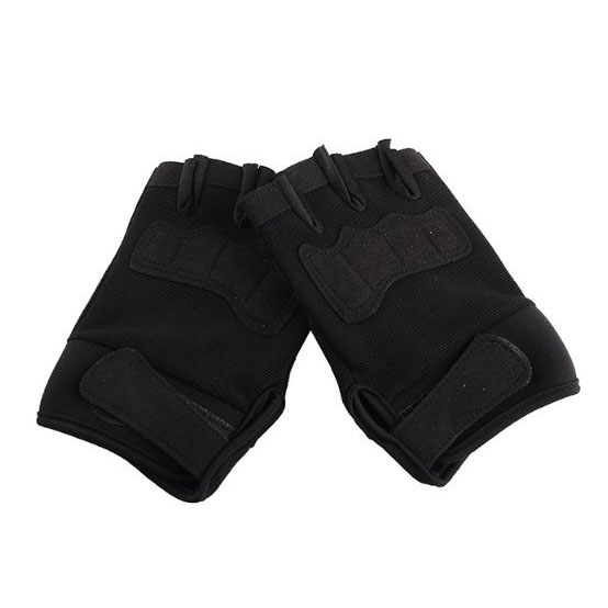 Guantes militares de media mano